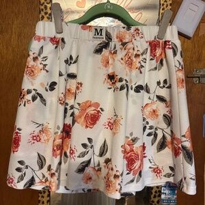 Flowered Skort